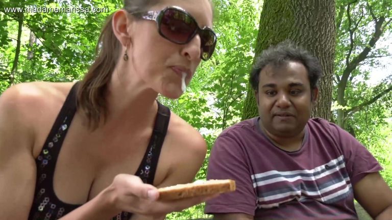 madame marissa – An appropriate sandwich for a slave! – female domination