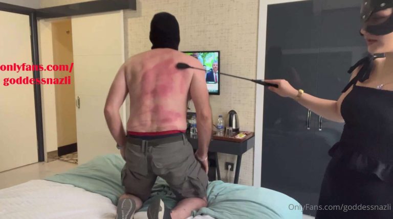 goddess nazli – riding crop punishment for my slave and this is just a beginning – whipping