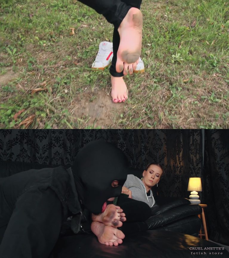 cruel anette – dirty foot licking