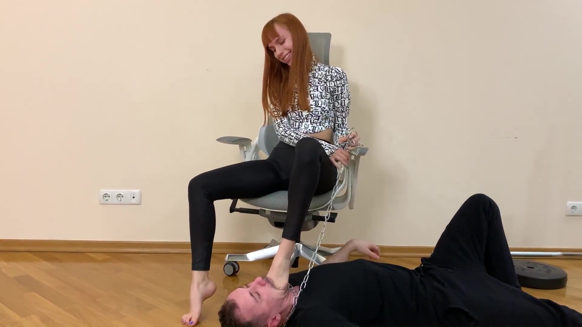 Socks Worship and Sneaker Sniffing Foot Domination with Cruel Mistress Kira
