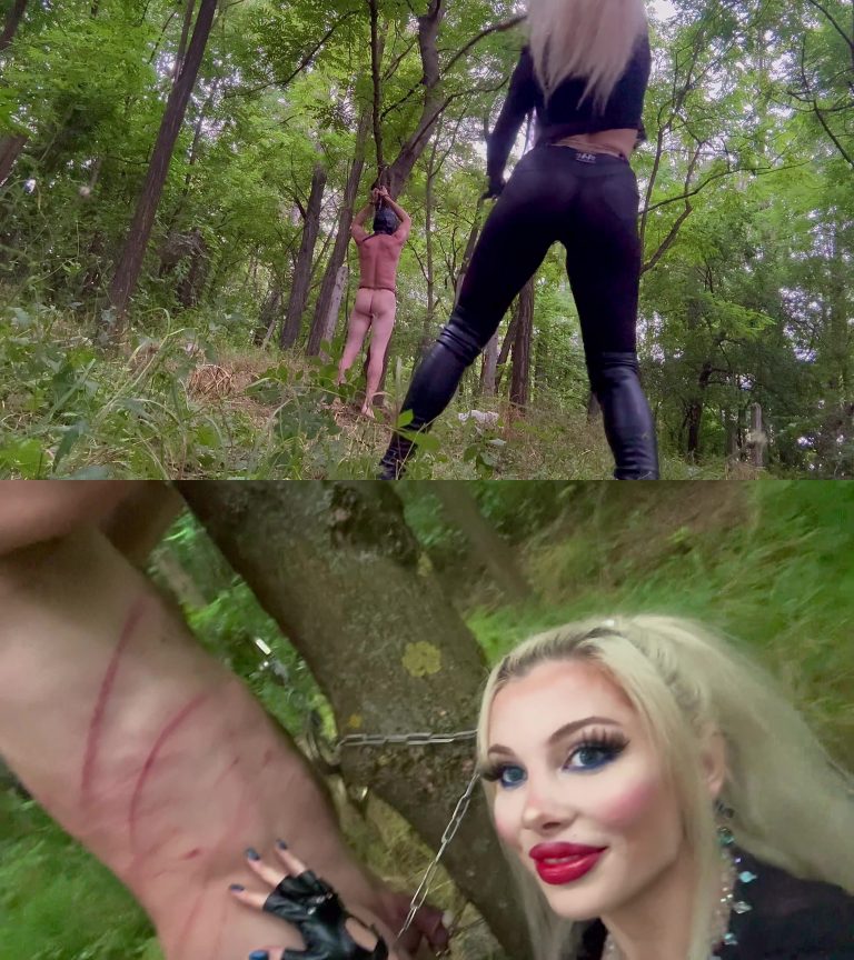 Sexy Sadist Forest Whipping 1