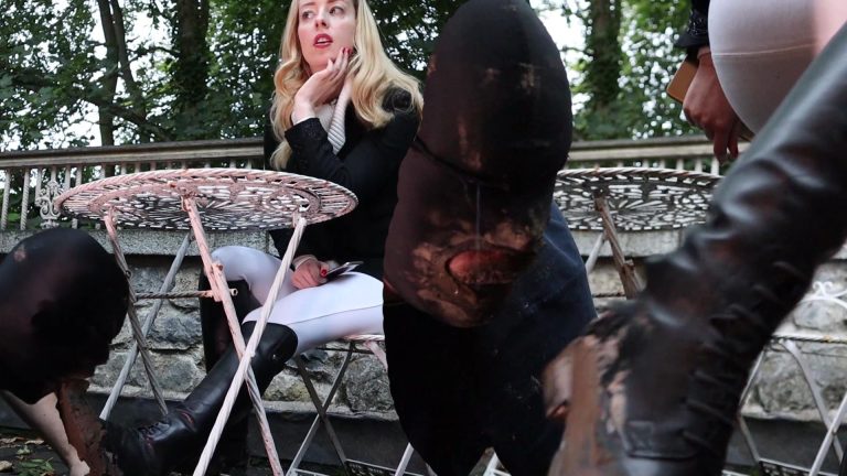 EQUESTRIAN PRINCESS DEMANDS BOOT LICKING