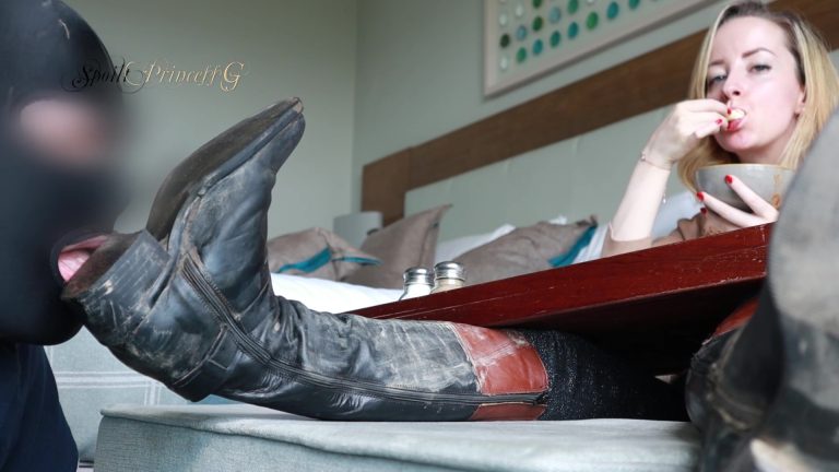 my lunch with boot slave