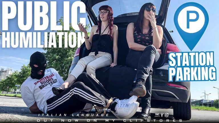 EVA and AMARENA – Public humiliation station parking [ITA]