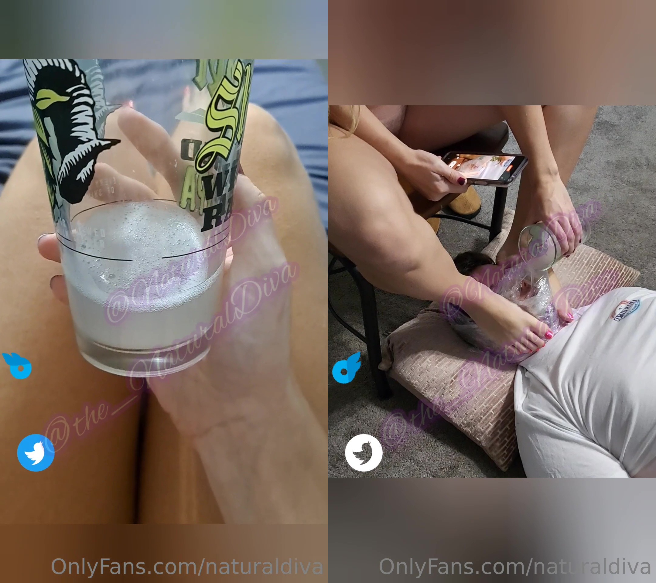 nauseating spit feeding (short clip)