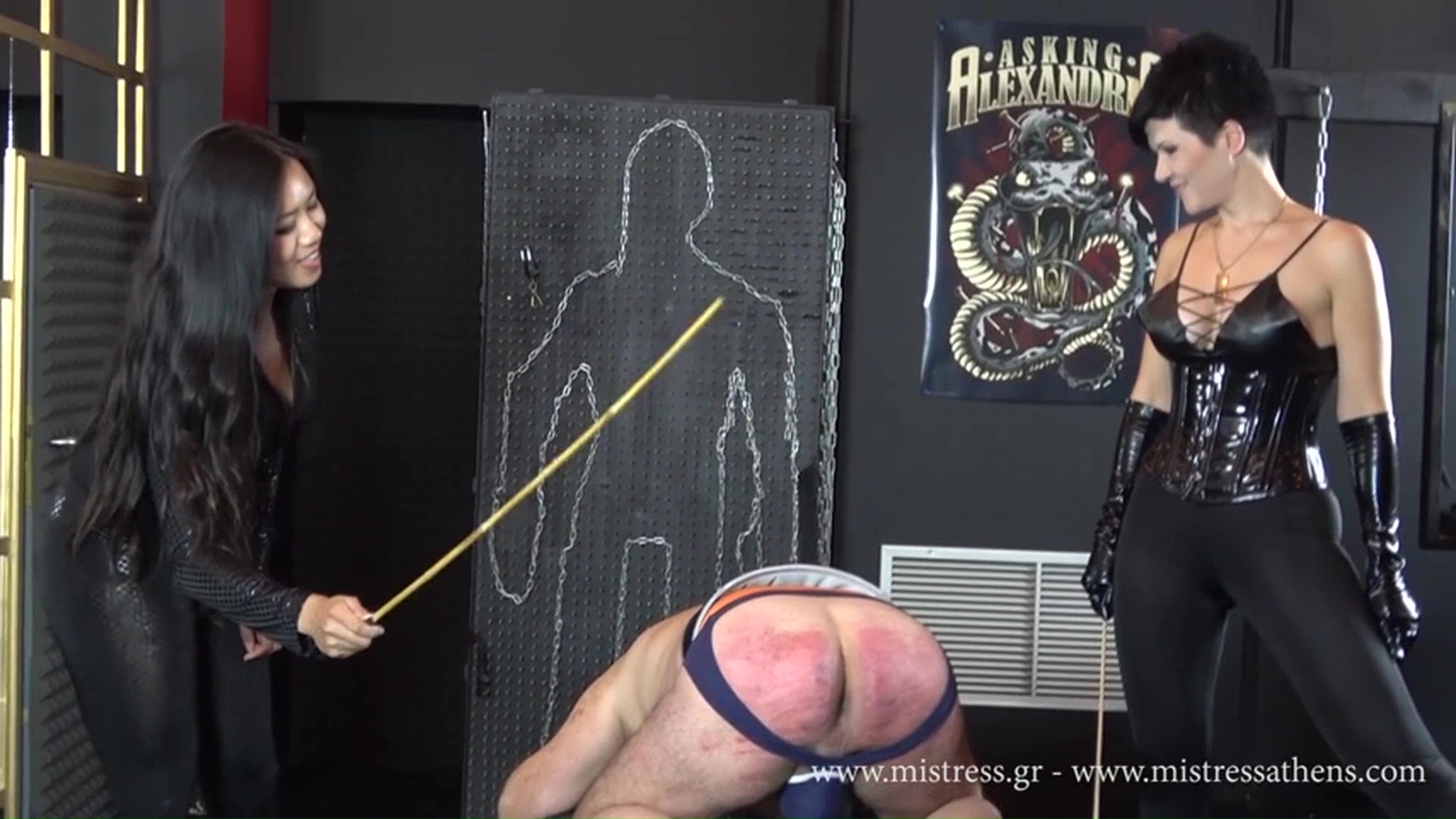 guess who holds the cane