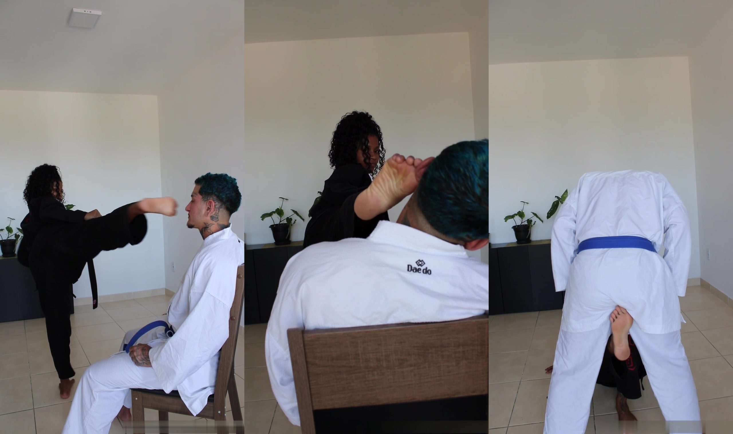 defeated by young karate master (short)