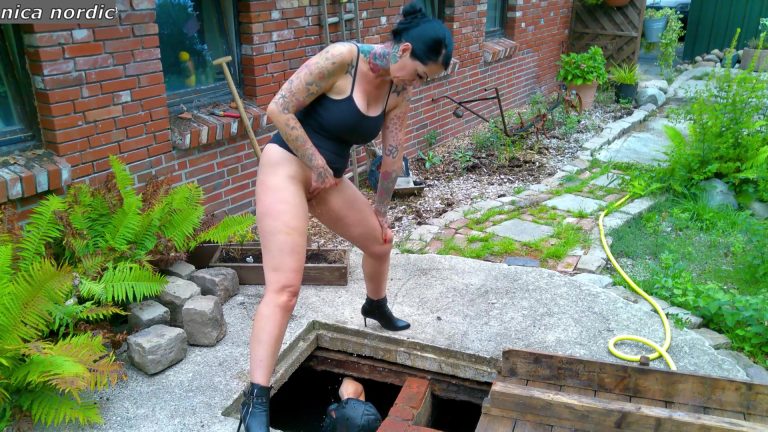 he lives in the sewage pit of my summer house