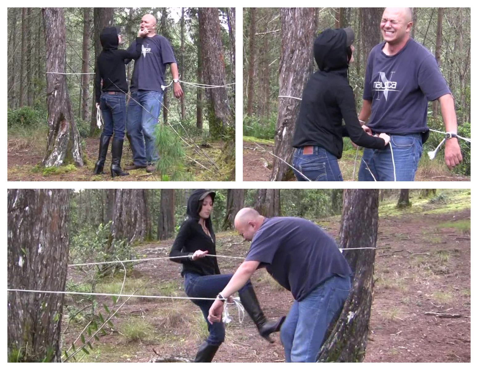 interrogation in the woods