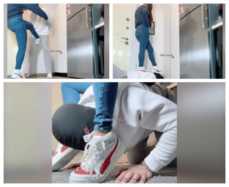 extreme sneakers ballbusting and trample