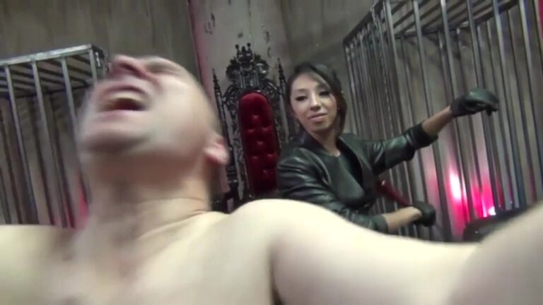 old bitch screams in pain