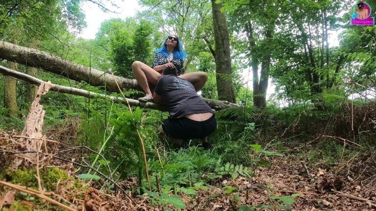 I used my cuckold as a tissue in the woods